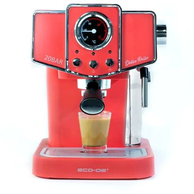 Ecode Máquina de café Espresso Delice - ROJO Ecode Máquina de café Espresso Delice - ROJO