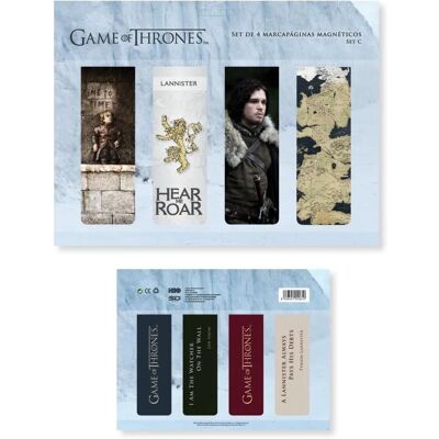SD TOYS Game of Thrones Set - Marque-pages Magnétiques SD TOYS Game of Thrones Set - Marque-pages Magnétiques