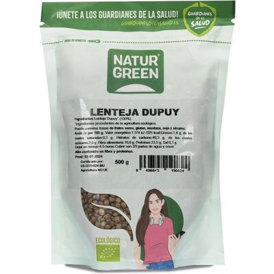 NaturGreen Dupuy Linsen - Bio, Hochfaser, 500g NaturGreen Dupuy Linsen - Bio, Hochfaser, 500g
