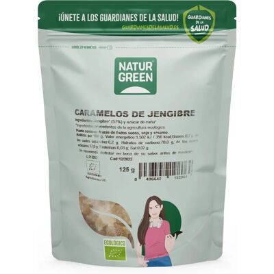 Naturgreen Ingwer Bonbons - Bio Ingwer, Rohrzucker, Vegetarisch Naturgreen Ingwer Bonbons - Bio Ingwer, Rohrzucker, Vegetarisch