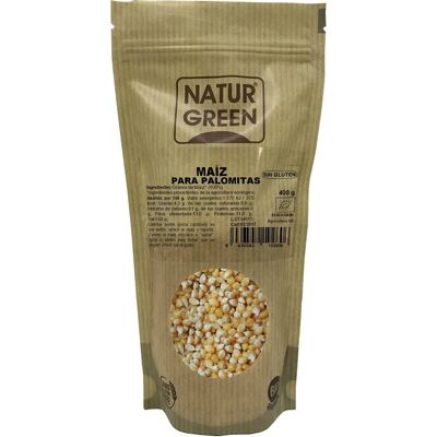 Naturgreen Bio-Mais für Popcorn - 450g Naturgreen Bio-Mais für Popcorn - 450g