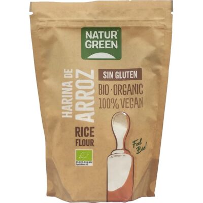 Farinha de arroz orgânica NaturGreen - sem glúten, 500g Farinha de arroz orgânica NaturGreen - sem glúten, 500g
