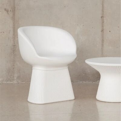 Sedia da Giardino Mallorca Newgarden - Resistente IP 65 Bianca Sedia da Giardino Mallorca Newgarden - Resistente IP 65 Bianca