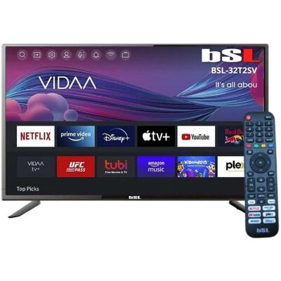 Téléviseur LED de 32 pouces HD VIDAA Wi-Fi USB - Smart TV - Publicité Téléviseur LED de 32 pouces HD VIDAA Wi-Fi USB - Smart TV - Publicité