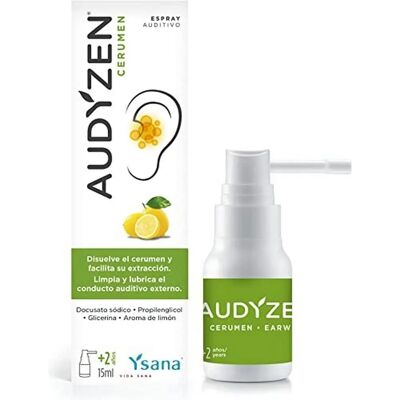 Ysana Audyzen Spray de cerumen de limón - Limpieza de oídos Ysana Audyzen Spray de cerumen de limón - Limpieza de oídos