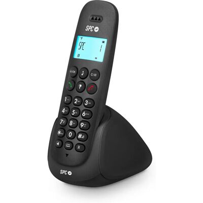Teléfono DECT SPC con Identificador de Llamadas - Negro Teléfono DECT SPC con Identificador de Llamadas - Negro