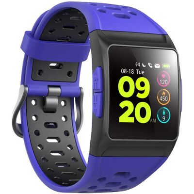 Reloj inteligente Smartee Stamina 9632A azul con GPS y monitor de ritmo cardíaco Reloj inteligente Smartee Stamina 9632A azul con GPS y monitor de ritmo cardíaco