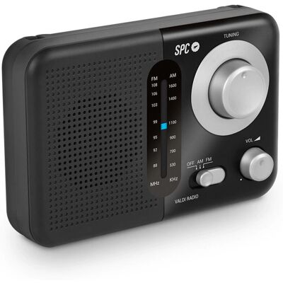 SPC Valdi Radio Personale Analogico Nero SPC Valdi Radio Personale Analogico Nero