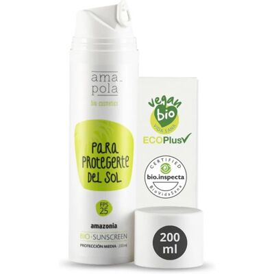Amapola Biocosmetics Amazonia Protector Solar SPF 25 - 200 ml Amapola Biocosmetics Amazonia Protector Solar SPF 25 - 200 ml