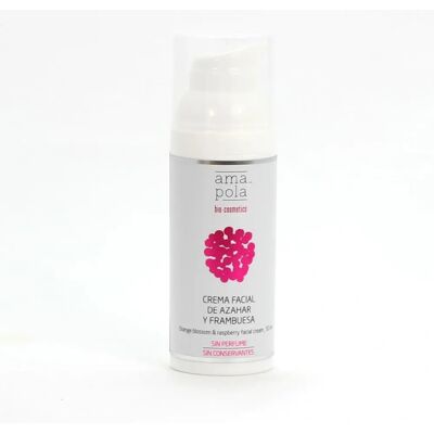 Amapola Biocosmetics Crema facial de azahar y frambuesa - Crema facial Amapola Biocosmetics Crema facial de azahar y frambuesa - Crema facial