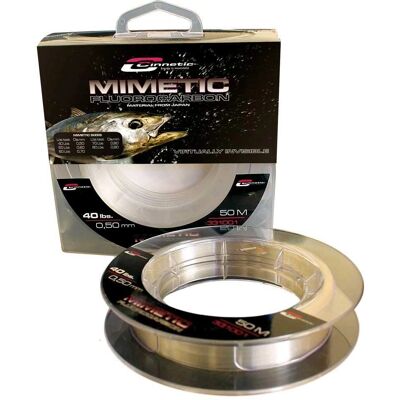 CINNETIC Mimetic Fluorocarbon - Alta Resistencia, 50m - Transparente - Línea de Pesca CINNETIC Mimetic Fluorocarbon - Alta Resistencia, 50m - Transparente - Línea de Pesca