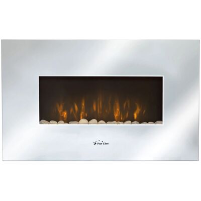 Purline CHE-450 Caminetto Elettrico Nero da Parete Purline CHE-450 Caminetto Elettrico Nero da Parete