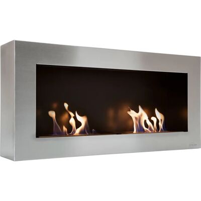 Chimenea de pie Purline Nisa - Doble llama, 4 kW Chimenea de pie Purline Nisa - Doble llama, 4 kW
