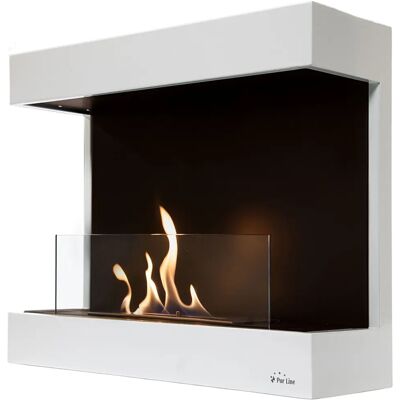 Chimenea de pared Purline Nemesis - Diseño Moderno, 2kW Calor, Vidrio Templado Chimenea de pared Purline Nemesis - Diseño Moderno, 2kW Calor, Vidrio Templado