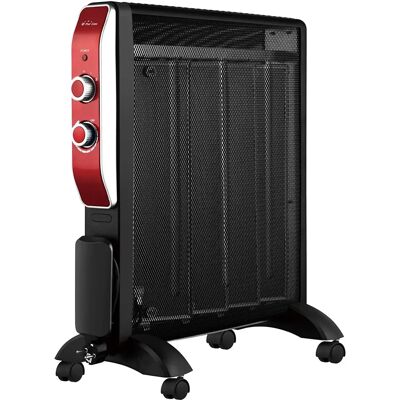 Radiatore Elettrico PURLINE - 2000W, Nero, Basso Consumo Radiatore Elettrico PURLINE - 2000W, Nero, Basso Consumo