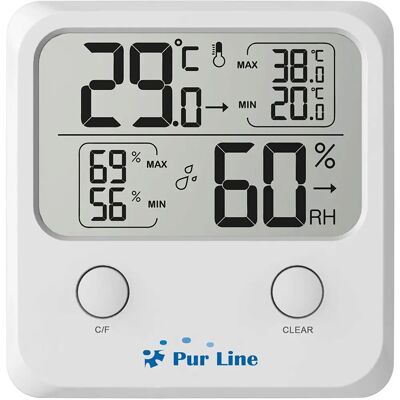 Estación meteorológica inalámbrica blanca PURLINE - Temp, Humedad, Tipo de clima Estación meteorológica inalámbrica blanca PURLINE - Temp, Humedad, Tipo de clima