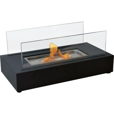 PURLINE Bioetanol Chimenea - Rectangular, 2 Pantallas, 35x15x18 cm - Moderna PURLINE Bioetanol Chimenea - Rectangular, 2 Pantallas, 35x15x18 cm - Moderna