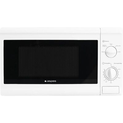 Aspes AMW120B - Blanc - Micro-ondes Solo - Publicité Aspes AMW120B - Blanc - Micro-ondes Solo - Publicité