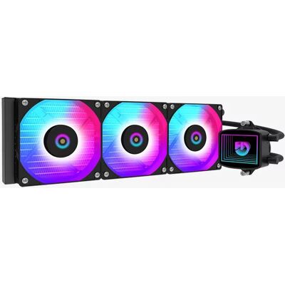 Kit de refroidissement liquide Hiditec LQ360 - Aluminium, Noir, 12x12x2.5cm - Refroidissement liquide - Publicité Kit de refroidissement liquide Hiditec LQ360 - Aluminium, Noir, 12x12x2.5cm - Refroidissement liquide - Publicité