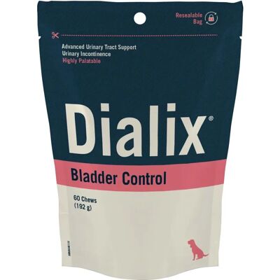 Vetnova Dialix Contrôle Vessie Chien - 60 Gommes - Publicité Vetnova Dialix Contrôle Vessie Chien - 60 Gommes - Publicité
