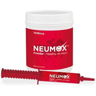 Vetnova Neumox Pasta Orale - 12ml Integratore per cavalli e supporto polmonare Vetnova Neumox Pasta Orale - 12ml Integratore per cavalli e supporto polmonare