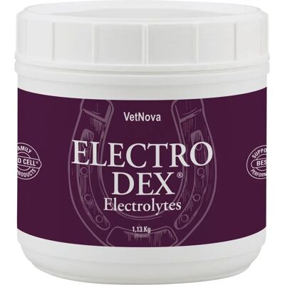 Vetnova Electro Dex 1.13KG - Suplemento de Eletrólitos para Cavalos Vetnova Electro Dex 1.13KG - Suplemento de Eletrólitos para Cavalos
