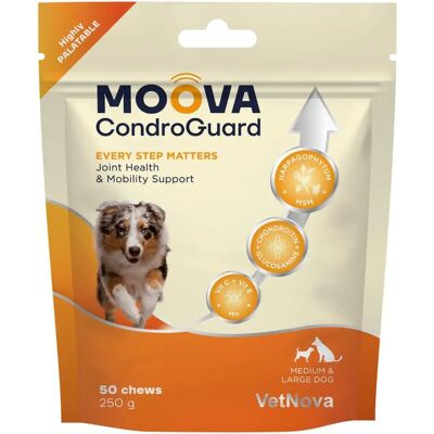 Vetnova Moova CondroGuard - Suplemento para cães de porte médio e grande Vetnova Moova CondroGuard - Suplemento para cães de porte médio e grande