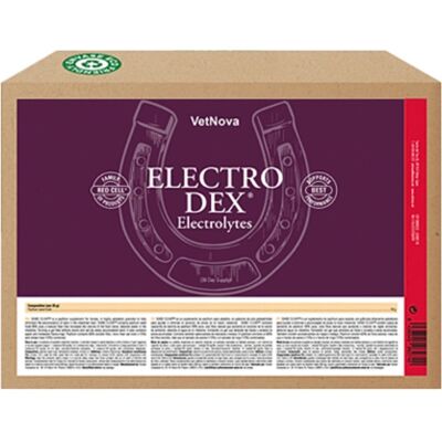 Vetnova Electro Dex Sais Solúveis - Suplemento de eletrólitos para cavalos Vetnova Electro Dex Sais Solúveis - Suplemento de eletrólitos para cavalos