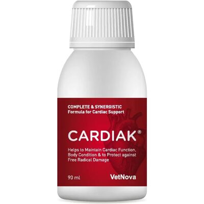 Vetnova Cardiak 90ml - Integratore per il cuore degli animali Vetnova Cardiak 90ml - Integratore per il cuore degli animali