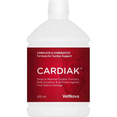 Vetnova Cardiak 400ml - Suplemento cardíaco Vetnova Cardiak 400ml - Suplemento cardíaco