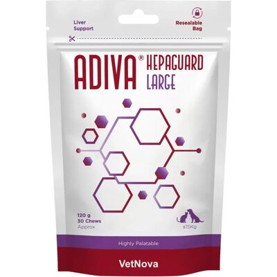 VetNova ADIVA Hepaguard - Grande 30 comprimidos mastigáveis VetNova ADIVA Hepaguard - Grande 30 comprimidos mastigáveis