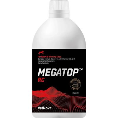 Vetnova Suplemento para Animais Megatop RC 360ml - Suplemento para Animais Vetnova Suplemento para Animais Megatop RC 360ml - Suplemento para Animais