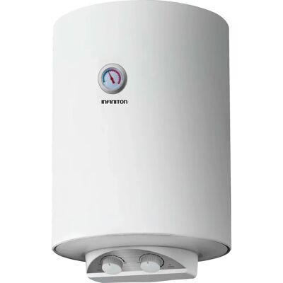 Calentador de Agua Infiniton 50L - Silencioso, Posición Doble, Blanco Calentador de Agua Infiniton 50L - Silencioso, Posición Doble, Blanco