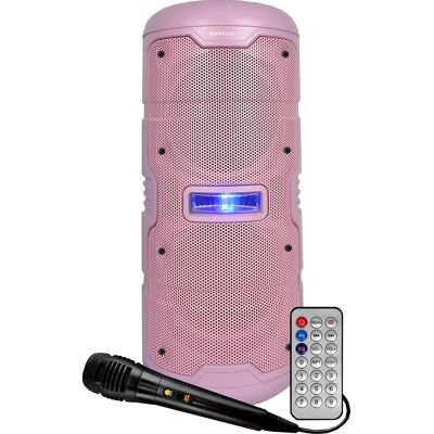 Haut-parleur Bluetooth portable Infiniton K50 Rose - Appareil audio - Publicité Haut-parleur Bluetooth portable Infiniton K50 Rose - Appareil audio - Publicité