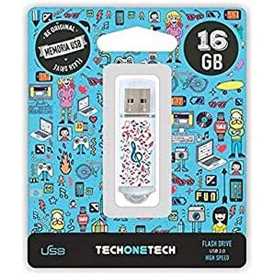 Tech One Tech Music Dream 16GB USB 2.0 - Penna USB Tech One Tech Music Dream 16GB USB 2.0 - Penna USB