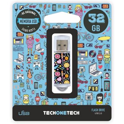 Tech One Tech 32GB USB Flash Drive - USB 2.0 Tech One Tech 32GB USB Flash Drive - USB 2.0