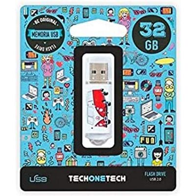 Memoria USB TechOneTech 32GB - USB 2.0 Memoria USB TechOneTech 32GB - USB 2.0