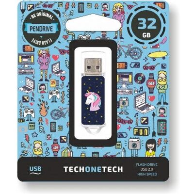 Tech One Unicornio Dream 32GB Unidad Flash USB - USB Tipo-A 2.0 Tech One Unicornio Dream 32GB Unidad Flash USB - USB Tipo-A 2.0