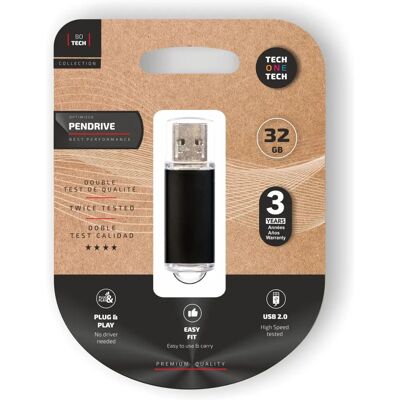 Tech One TEC3008-32 Czarny USB pendrive - USB stick Tech One TEC3008-32 Czarny USB pendrive - USB stick