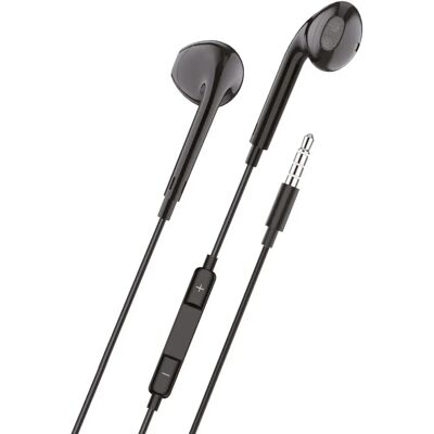 Tech One Tech TEC1002 In-Ear-Kopfhörer mit Mikrofon - Schwarz Tech One Tech TEC1002 In-Ear-Kopfhörer mit Mikrofon - Schwarz