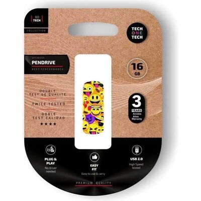 Tech One Tech USB 16 GB - USB 2.0 Tech One Tech USB 16 GB - USB 2.0
