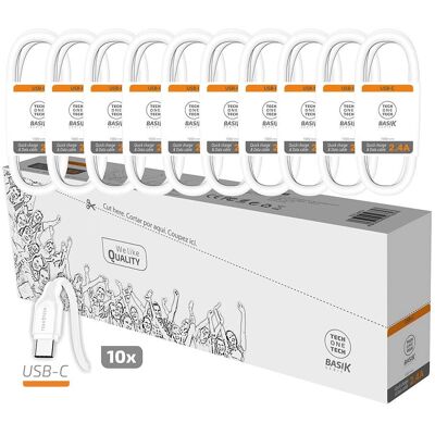 Tech One Tech TEC2953 Câble USB-C - 1m - Publicité Tech One Tech TEC2953 Câble USB-C - 1m - Publicité