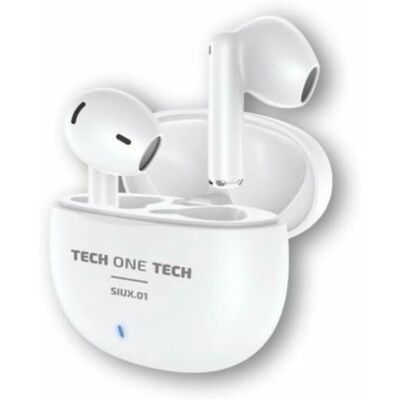 Tech One TEC1401 Écouteurs Bluetooth In-ear Blancs - Publicité Tech One TEC1401 Écouteurs Bluetooth In-ear Blancs - Publicité