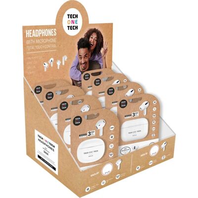 Tech One TEC1420 Kabellose Bluetooth-Kopfhörer - Headphones Tech One TEC1420 Kabellose Bluetooth-Kopfhörer - Headphones