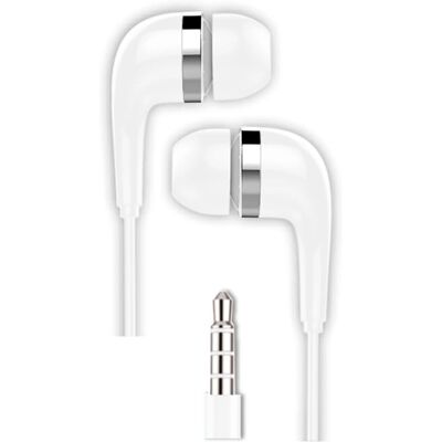 Écouteurs intra-auriculaires Tech One TEC2955 Blancs avec Microphone - Prise 3,5mm - Publicité Écouteurs intra-auriculaires Tech One TEC2955 Blancs avec Microphone - Prise 3,5mm - Publicité