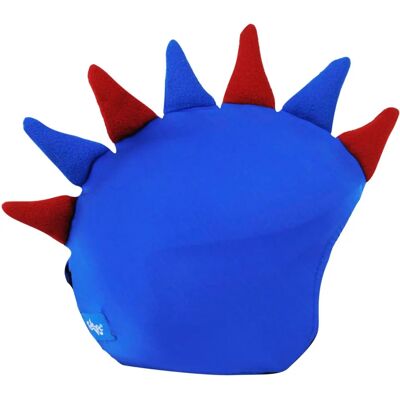 COOLCASC Showtime Dragon Blaugrana - Funda para casco - Elástico, Divertido, Talla única COOLCASC Showtime Dragon Blaugrana - Funda para casco - Elástico, Divertido, Talla única