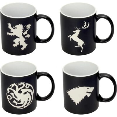 SD Toys Game of Thrones Mug 4-Pack Logos Collector's Edition - Mugs SD Toys Game of Thrones Mug 4-Pack Logos Collector's Edition - Mugs