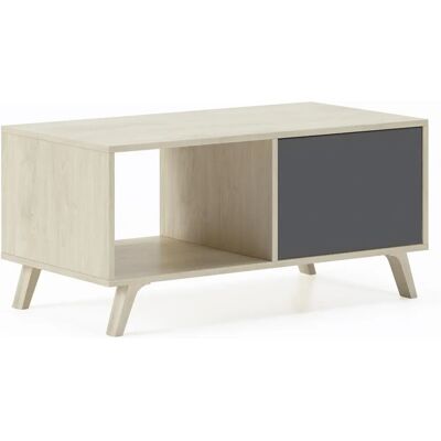 Tavolino Wind di Skraut Home - Stile Nordic - Grigio Antracite - Tavolino Tavolino Wind di Skraut Home - Stile Nordic - Grigio Antracite - Tavolino