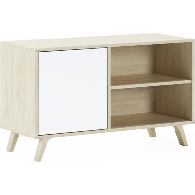Skraut Home Wind TV Kast - Wit - TV Kast Skraut Home Wind TV Kast - Wit - TV Kast