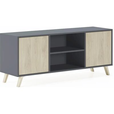 Mobile TV Wind di Skraut Home - Design Moderno - Grigio Antracite Mobile TV Wind di Skraut Home - Design Moderno - Grigio Antracite
